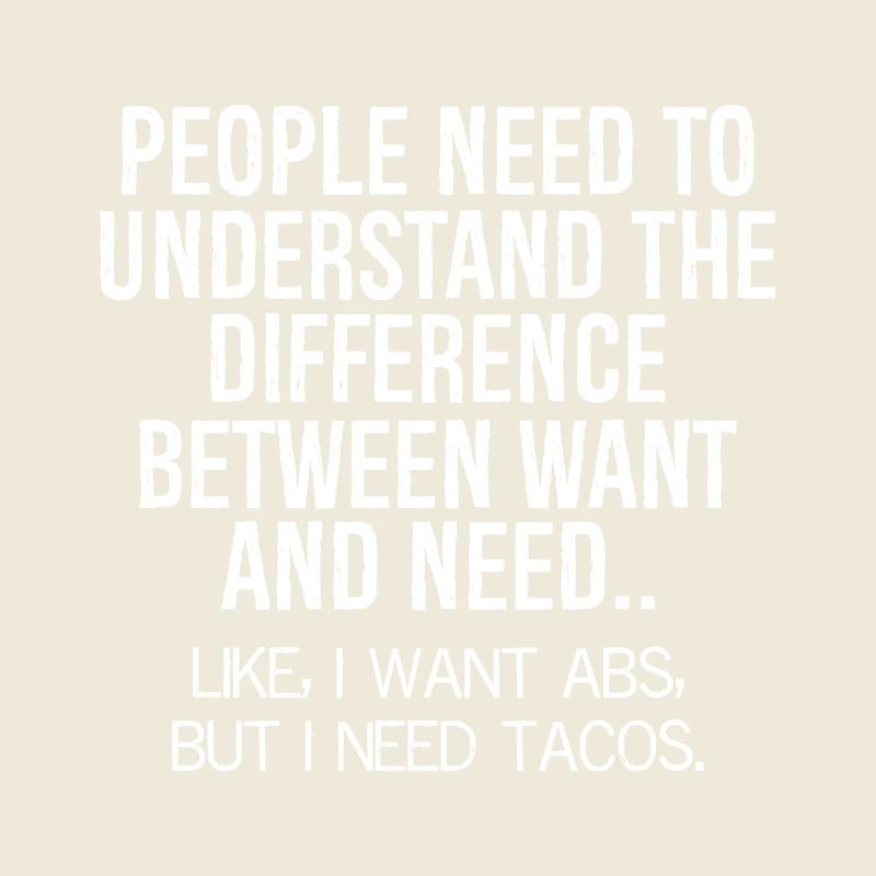 people need to understand the difference between