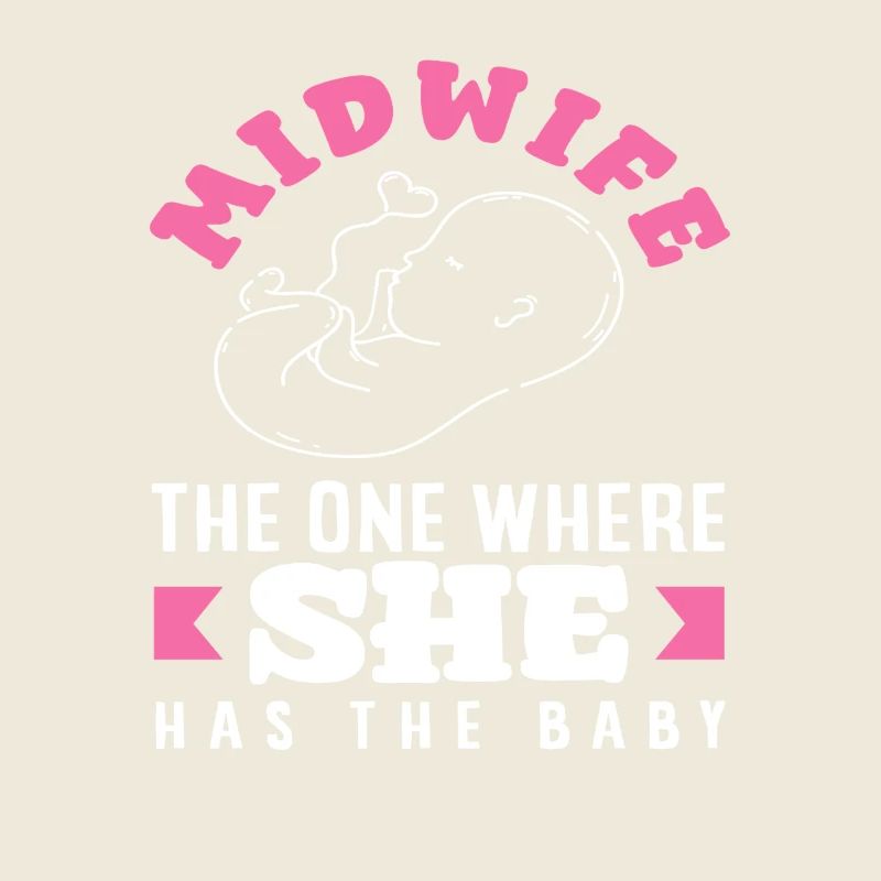 Hebamme Die Die Das Baby Hat