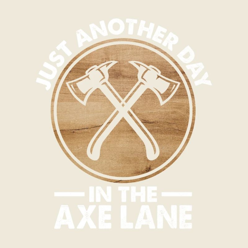 Juste un autre jour dans la voie de la hache Lancer de hache