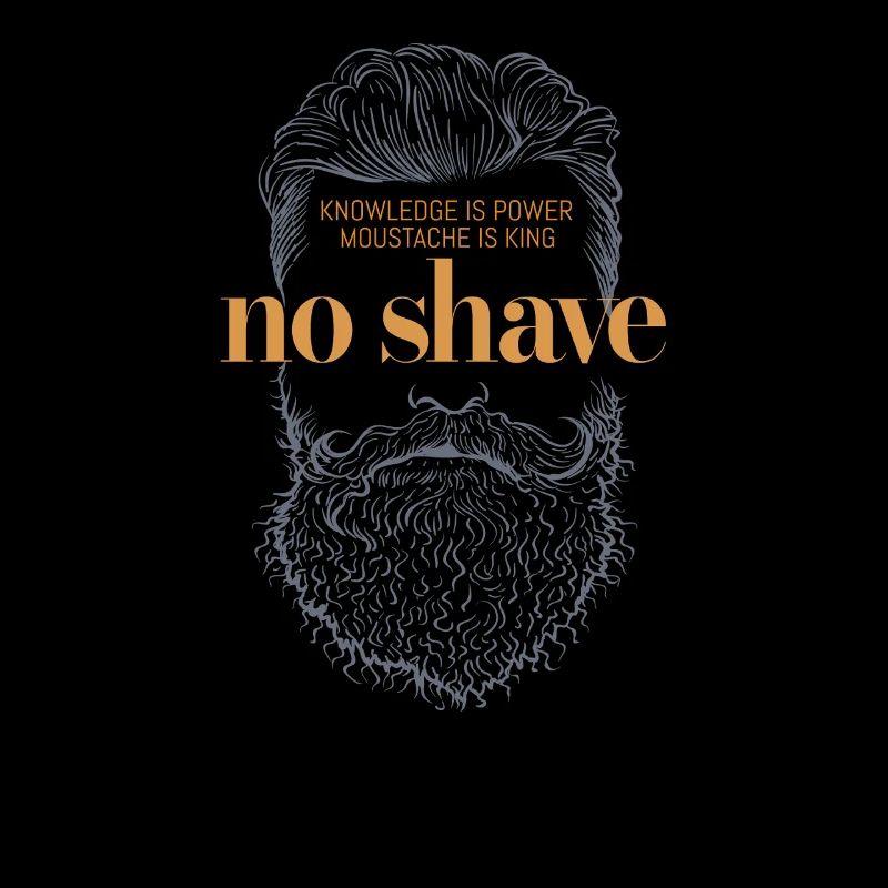 No Shave Beard Graphic Design No Shave Beard Graphic
