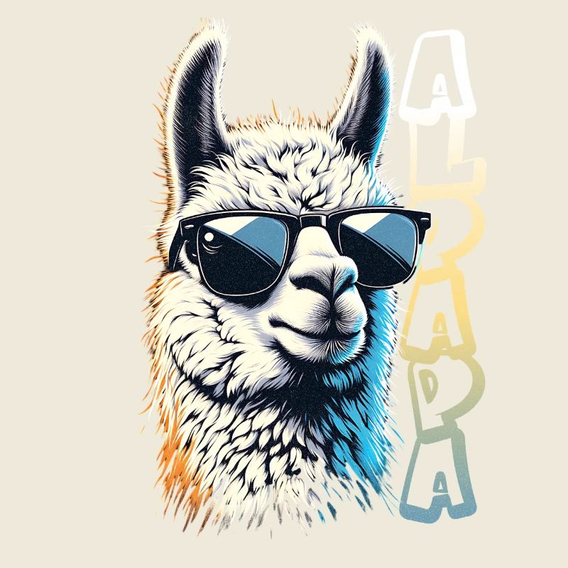 Cool Alpapa Alpaca Dad Father's Day