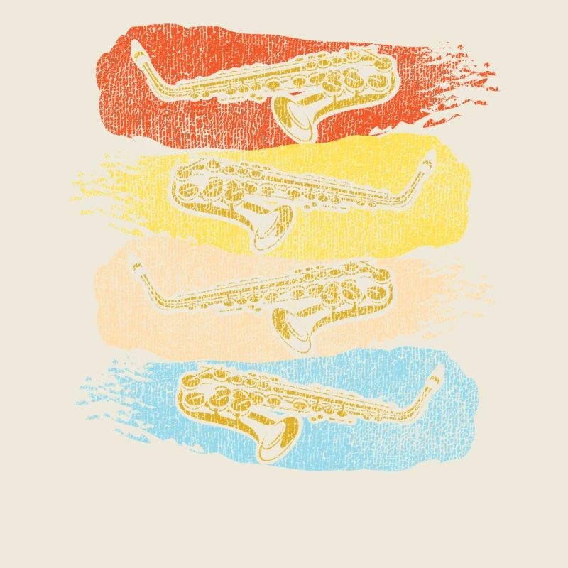 Saxophone Retro Vintage