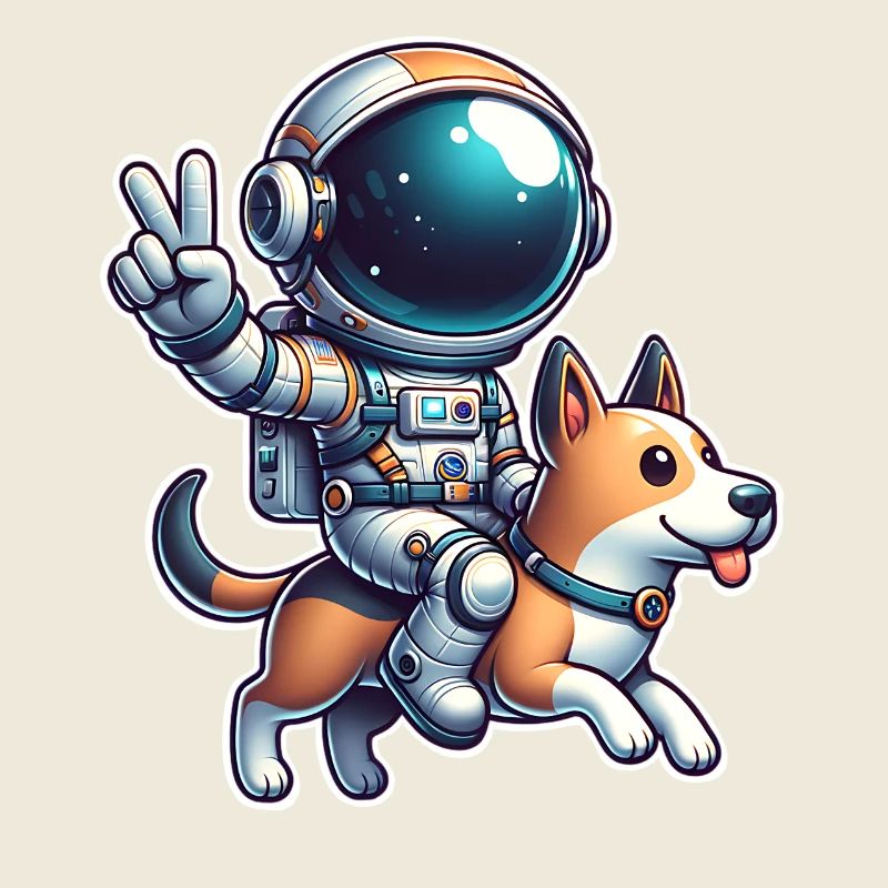 Astronaut Hund
