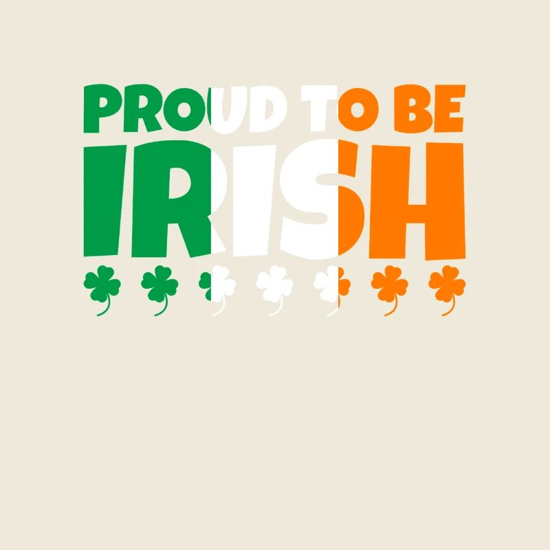 Fier d’être irlandais Irlande Drapeau irlandais trèfle