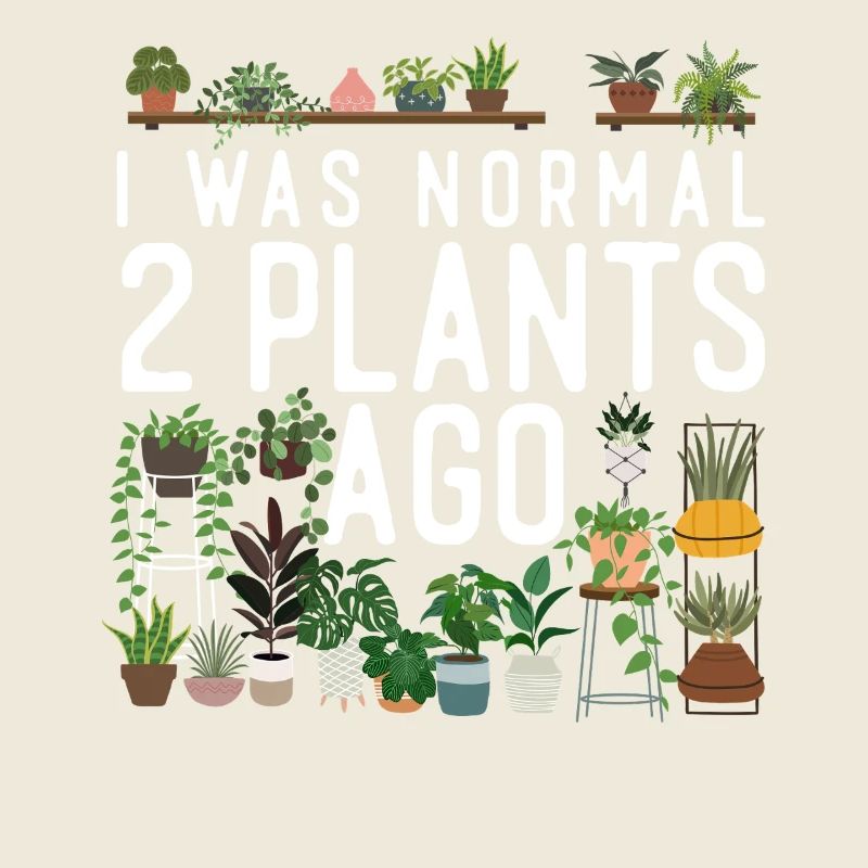 Amateur de plantes jardinant J’étais normal