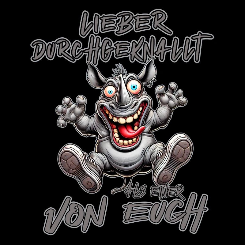 Nashorn Lieber durchgeknallt als einer von euch