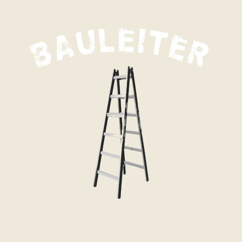 Bauleiter - Holzleiter - Baustelle - Beruf