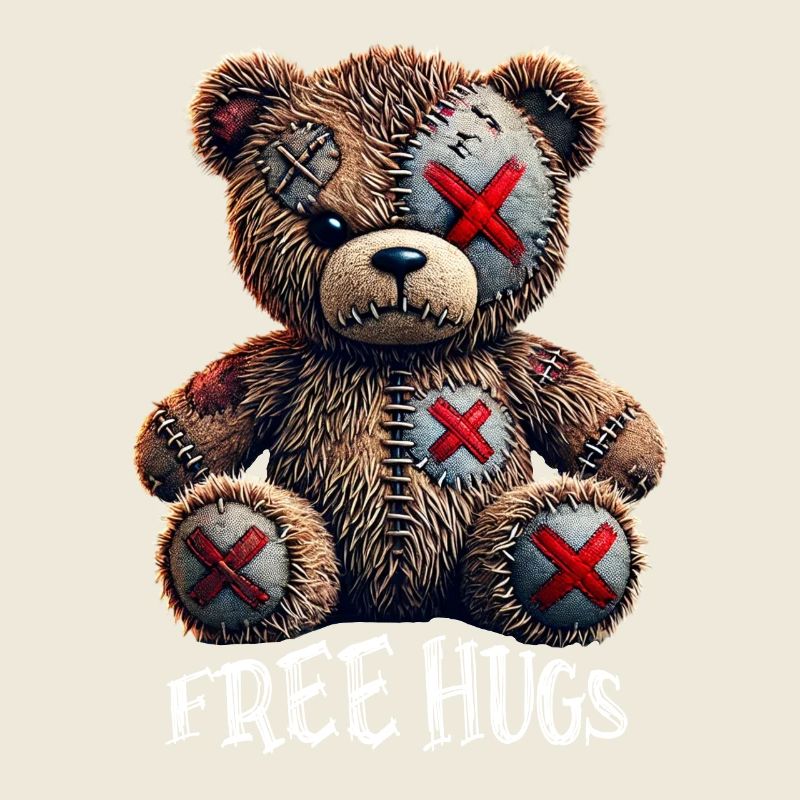 Free Hugs Teddy Bear