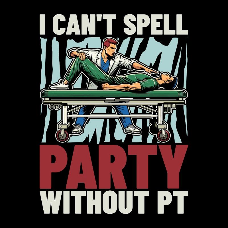 Physical Therapist I Can't Spell Party Therapist