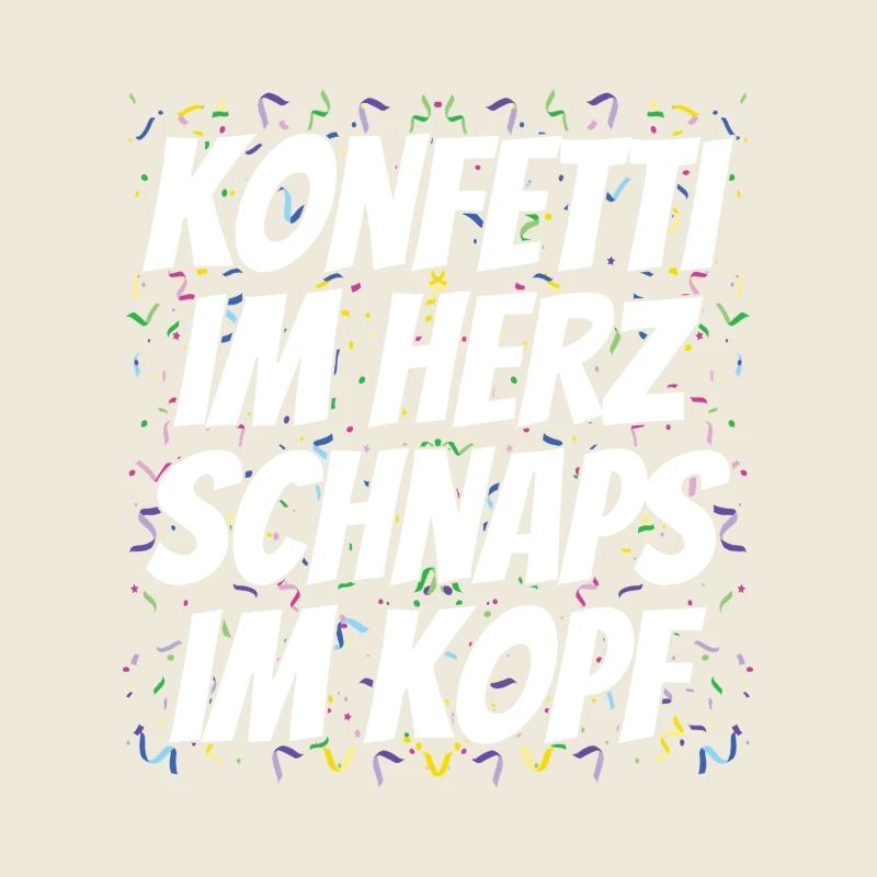 Karneval Konfetti Spruch