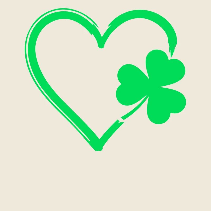 Cœur de trèfle vert