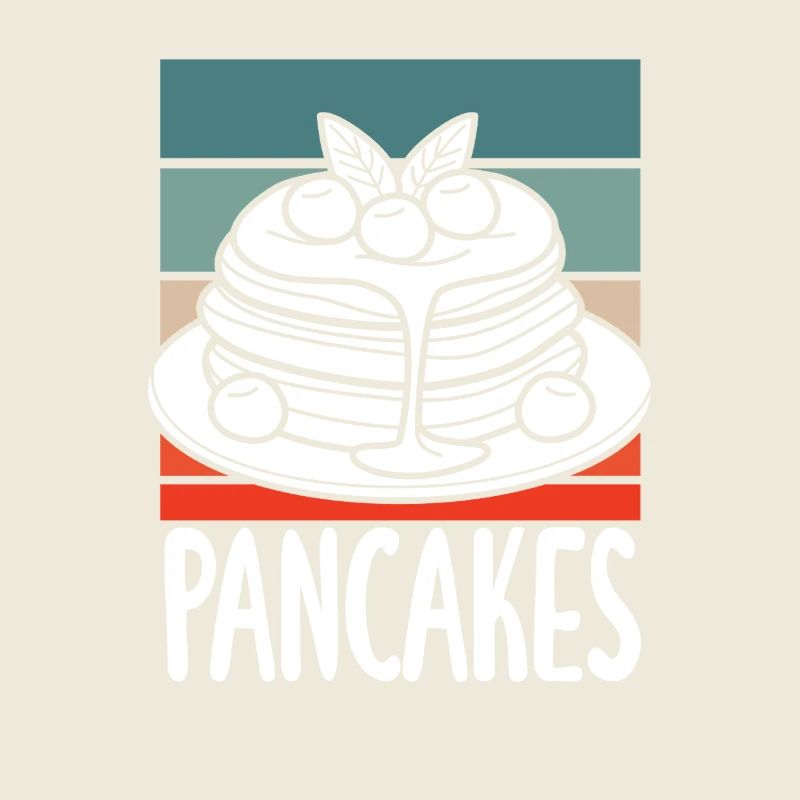 Pancakes Retro Breakfast Enjoyment