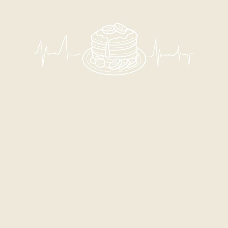 Pancakes Heartbeat Breakfast Love