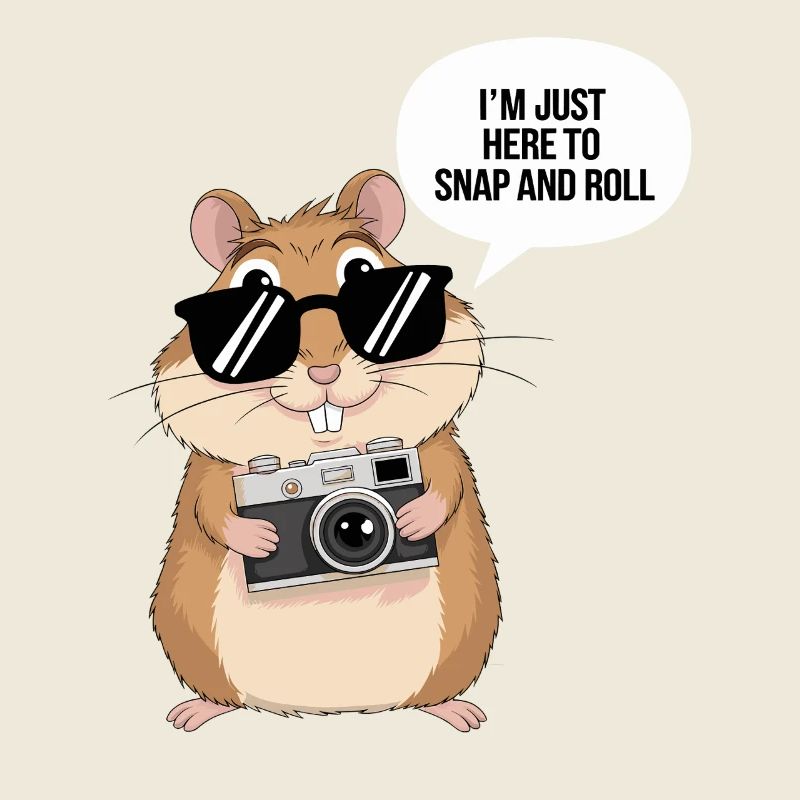 Fotograf Hamster: Hier Um Zu Knipsen Und Rollen