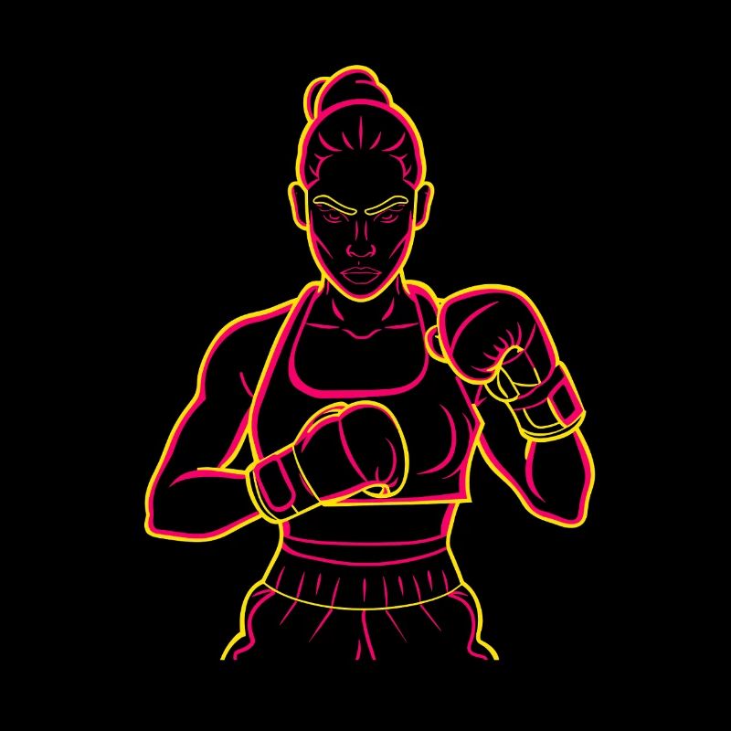 Dessin de boxeur
