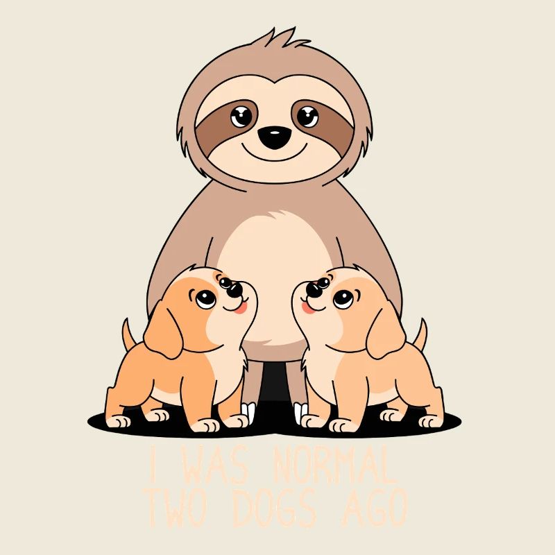 J’étais normal devant deux chiens - Drôle de paresseux