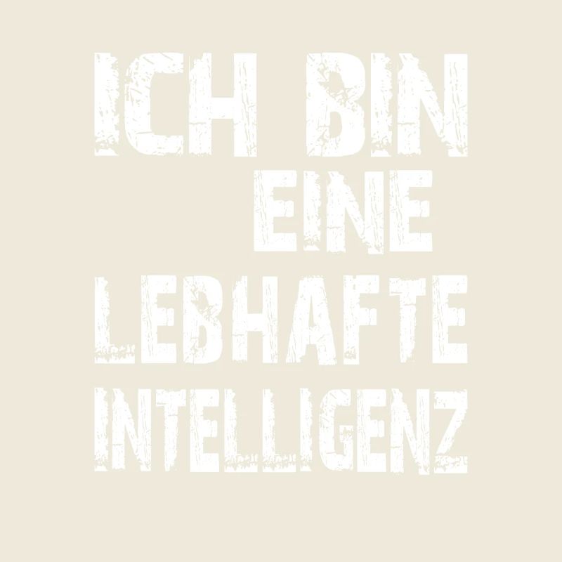 KI Spruch Ich bin eine lebhafte Intelligenz