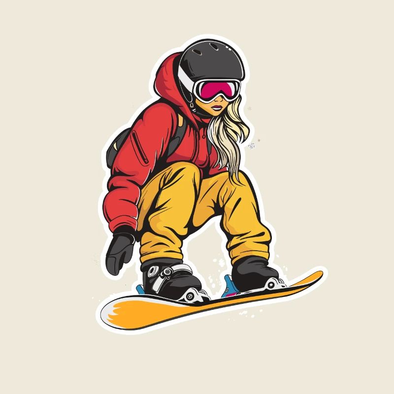 Snowboarder Graphic