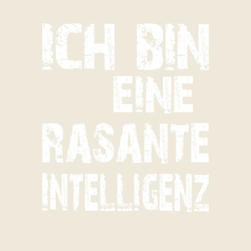 KI Spruch Ich bin eine rasante Intelligenz