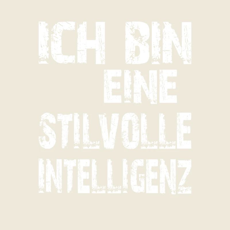 KI Spruch Ich bin eine stilvolle Intelligenz
