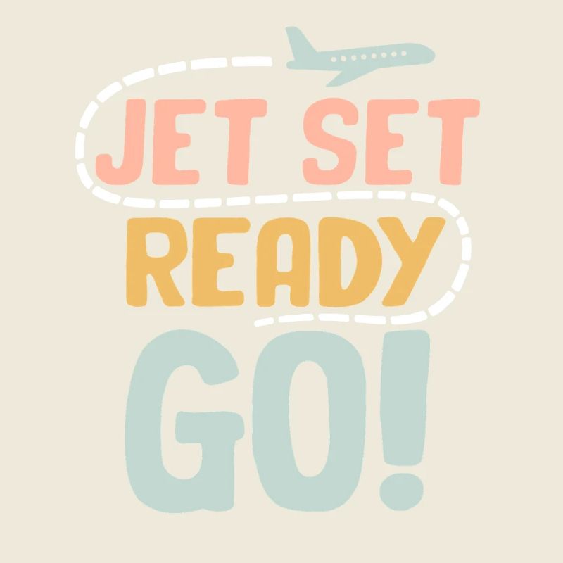 Jet Set Ready Go Flugzeug Urlaubsmodus