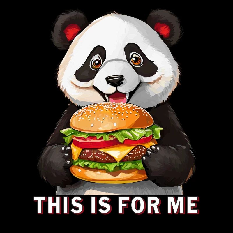 PANDA BEAR BURGER THIS IS FOR ME