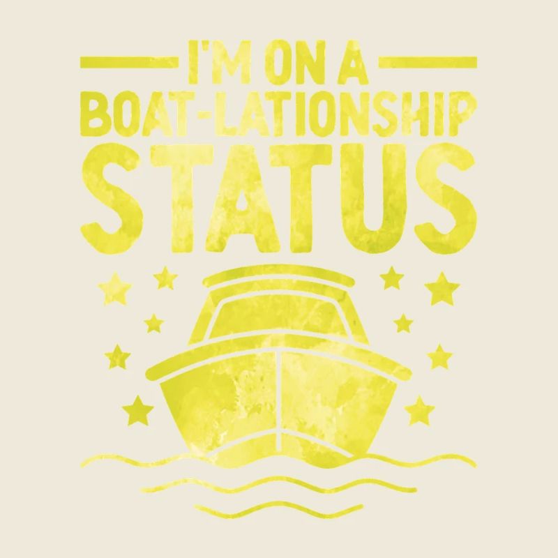 Ich bin auf einem Boot Lationship Status Paddelboot