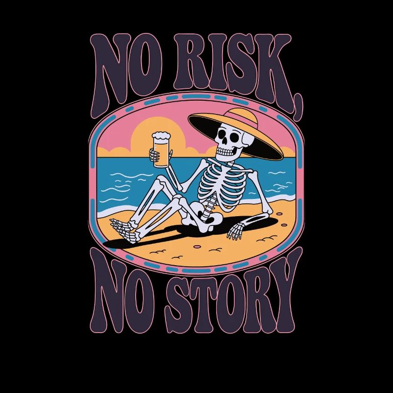 Pas de risque, pas d’histoire – Squelette sur la plage