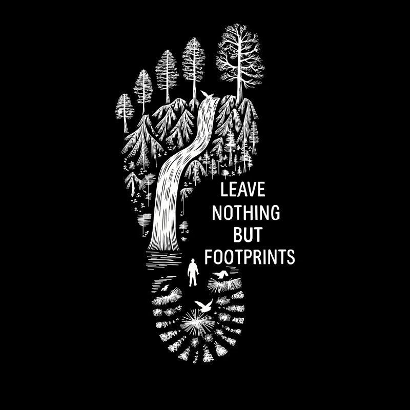 Leave nothing but footprints