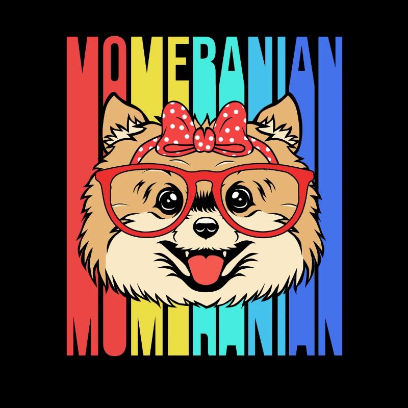 Zwergspitz Poméranie Maman