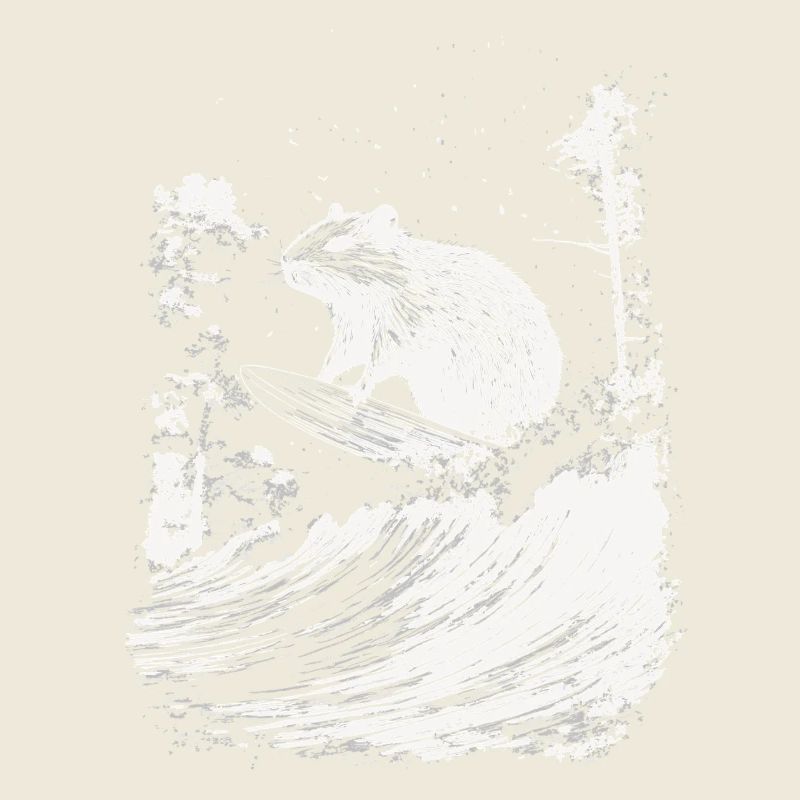 Capybara Carpincho Animal Japanese Surfing Wave