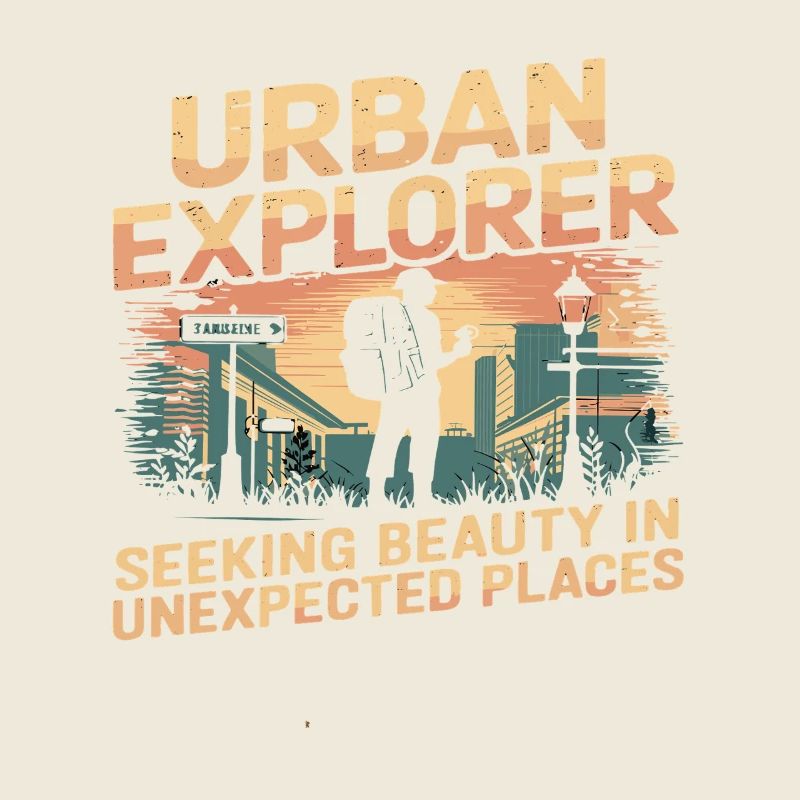 Explorateur urbain Beauté dans des endroits inattendus