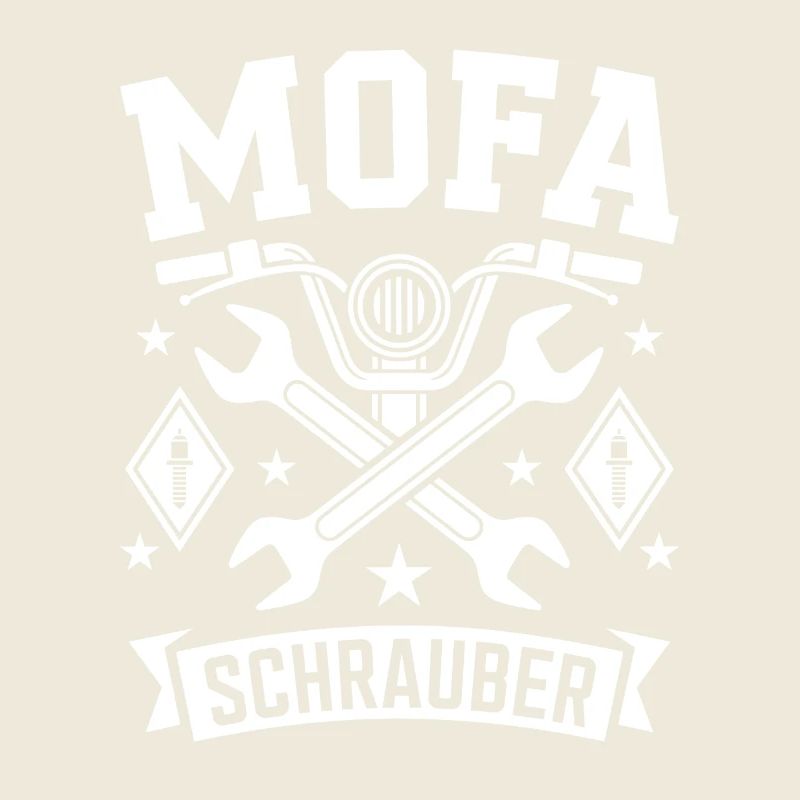 Mofa Schrauber Mechaniker Mofafahrer