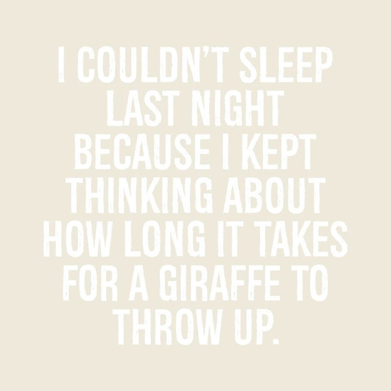 I couldn't sleep last night because I kept think