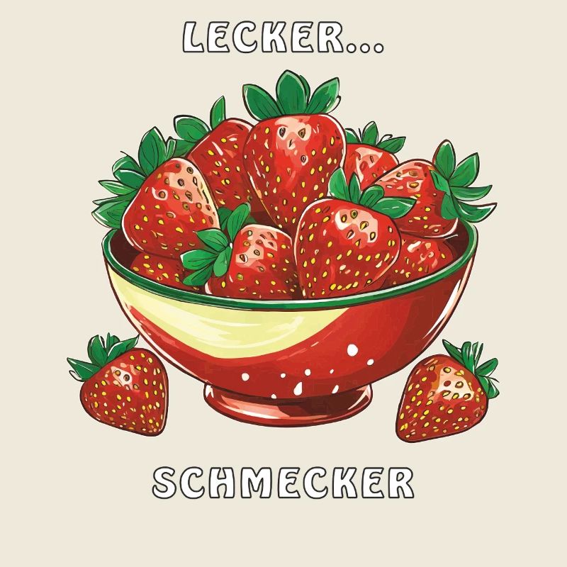 ERDBEEREN SCHALE LECKER SCHMECKER