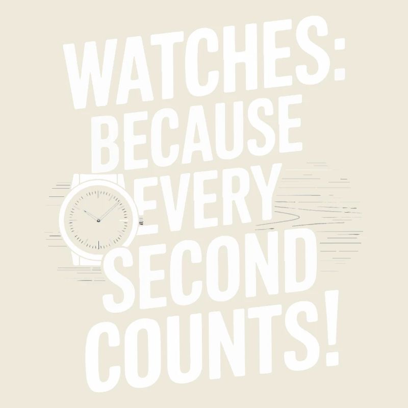 Watches: Because every second counts!