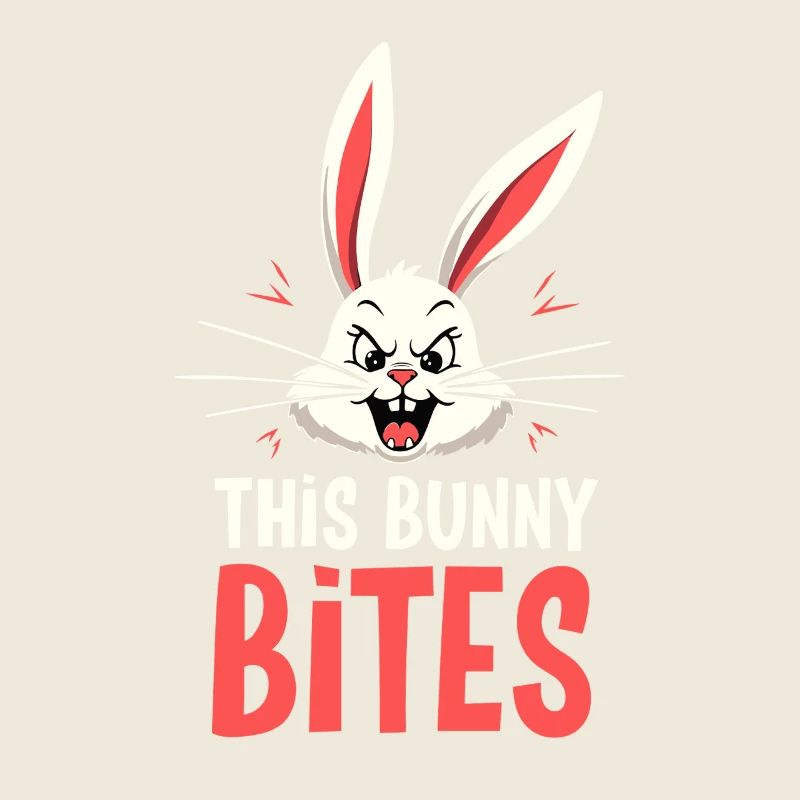 Lapin Conception d’animaux sarcastiques