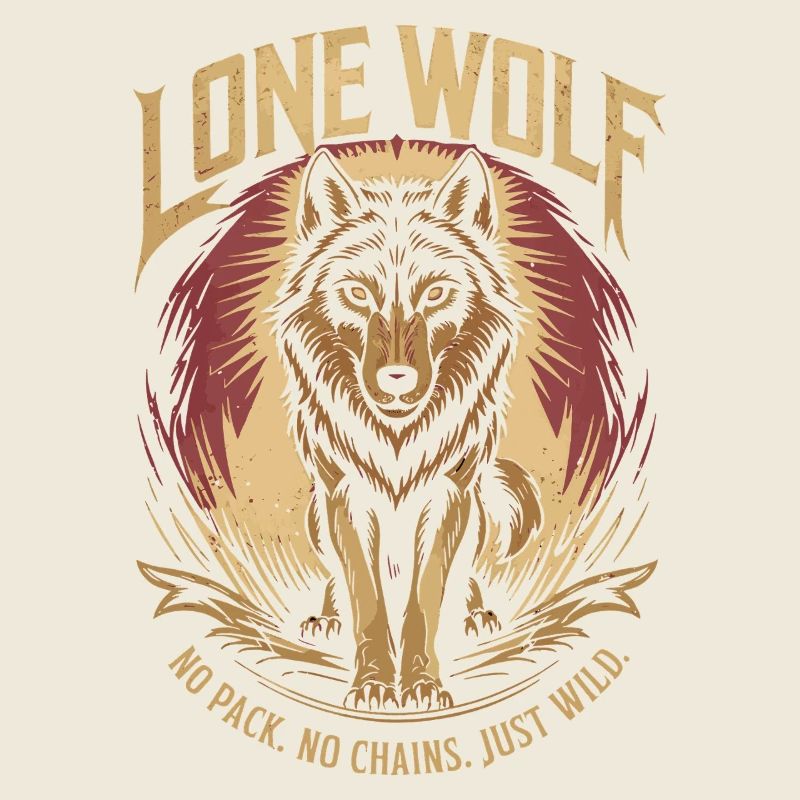 Lone Wolf - No Pack, No Chains, Just Wild