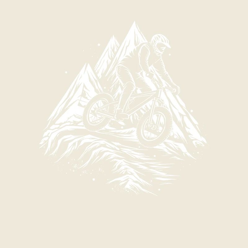 Mountainbiking Zeichnung
