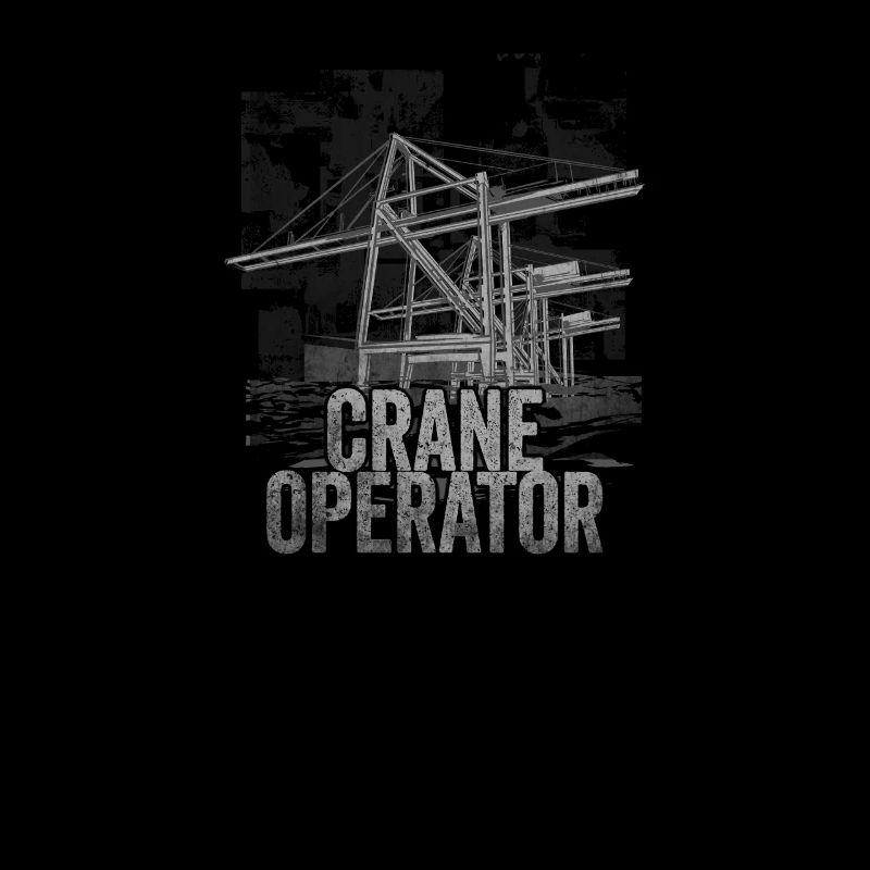 American Flag Crane Operator Pride