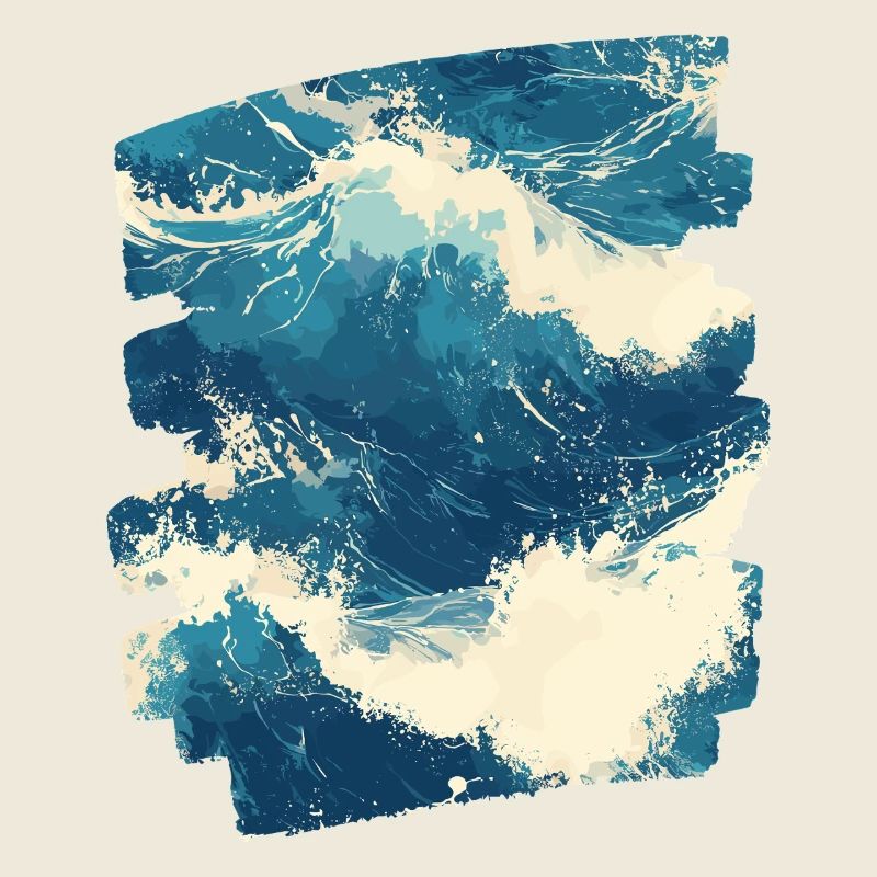 Les vagues et la mer