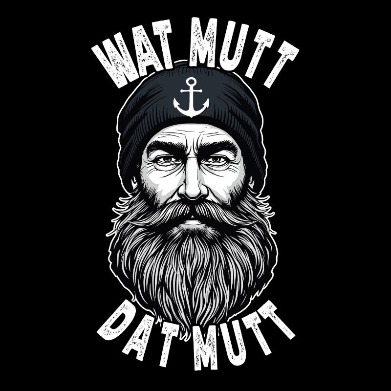 Ostfriesische Nordsee Seemann Wat Mutt Dat Mutt