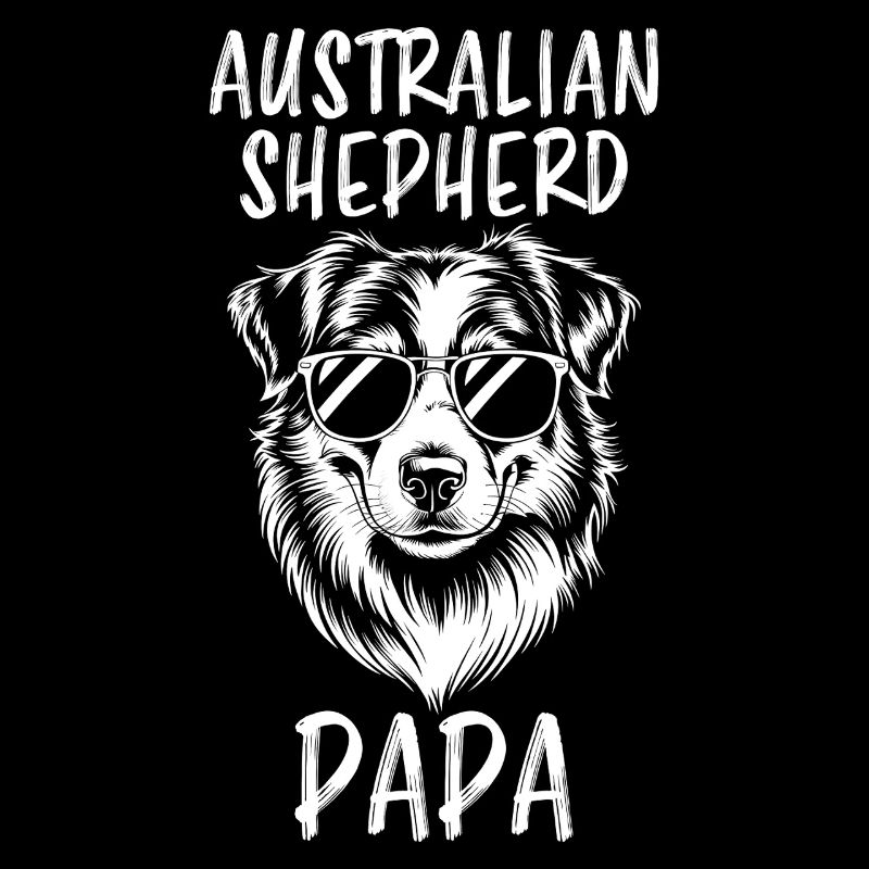 Australian Shepherd Papa Lustiges Aussie Geschenk