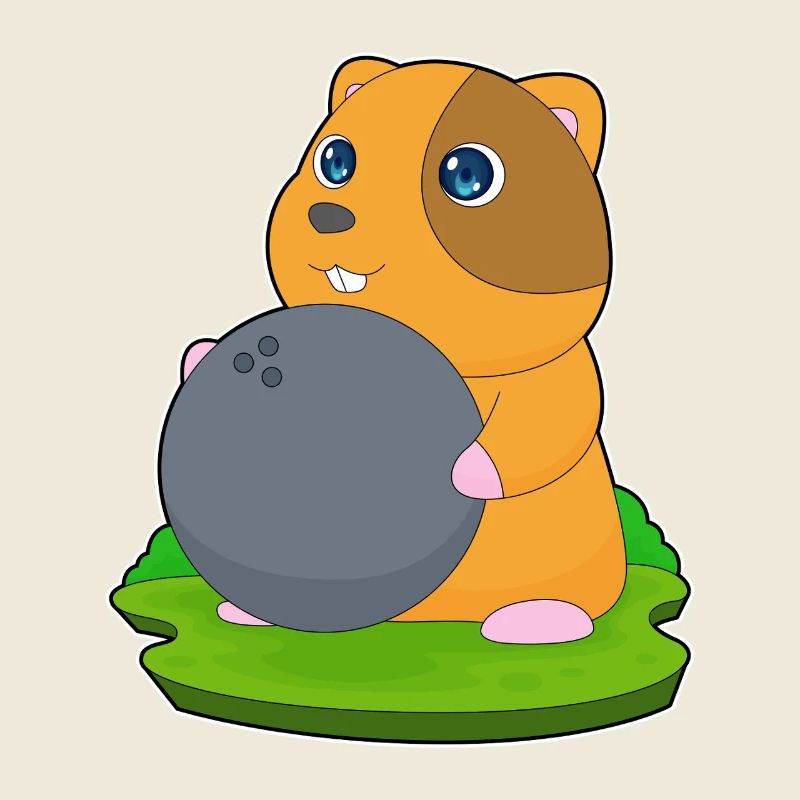 Hamster Bowling Boule de bowling