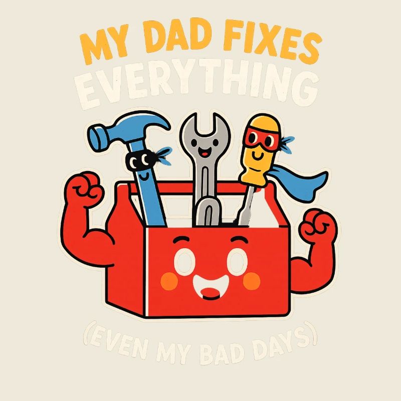 Vatertagsgeschenk My Dad Fixes Everything Werkzeug
