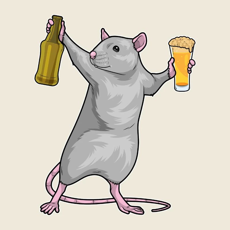 Rat Bottle of Beer