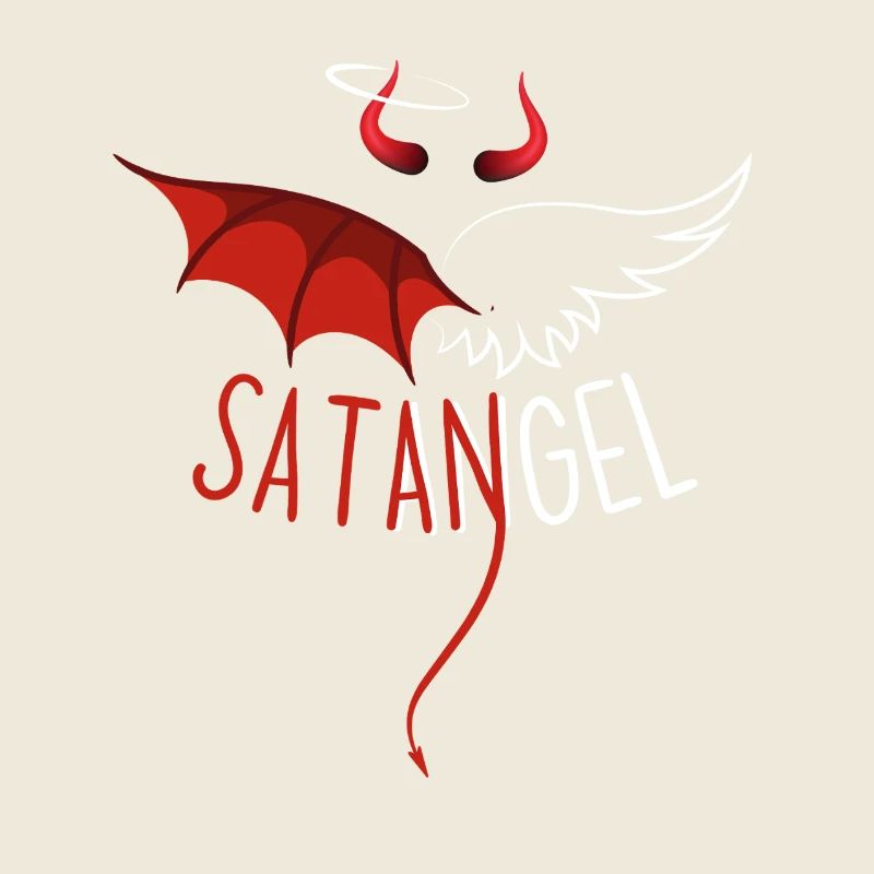 SatAngel - Satan and Angel - half Devil half Angel