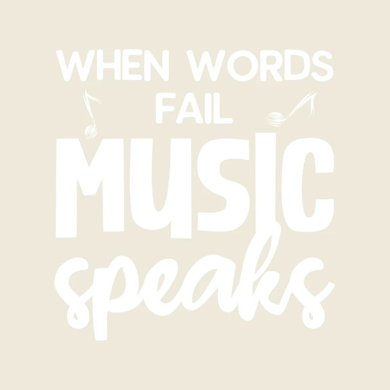 When the words fail, the music speaks