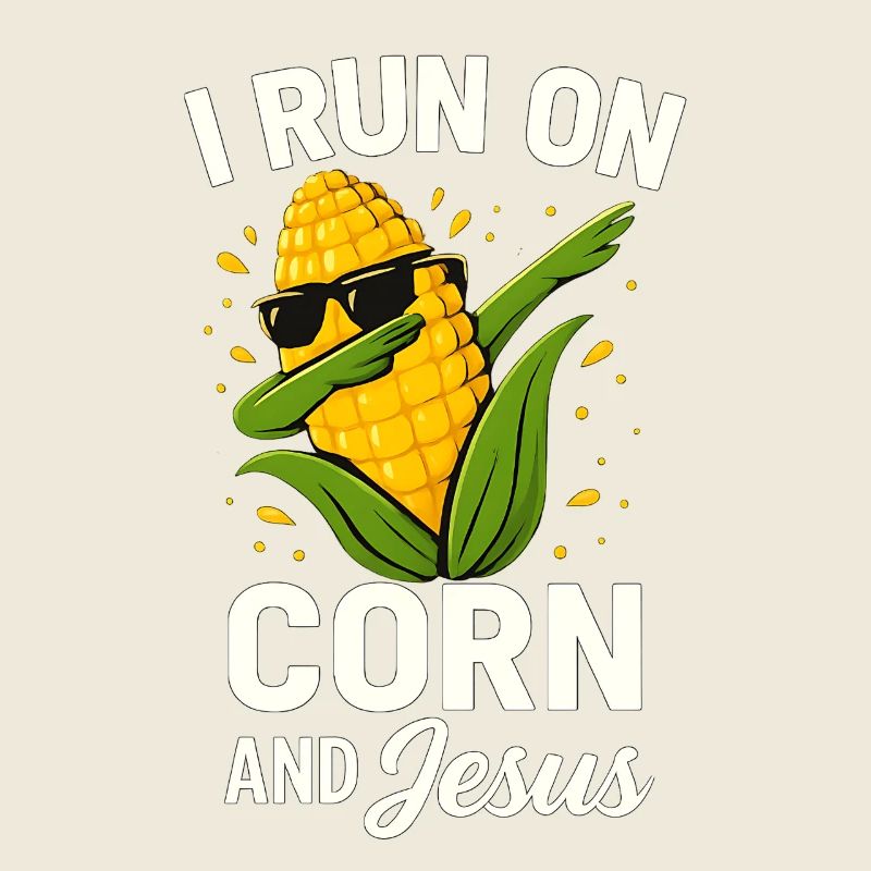 Corn Jesus Faith Christian Funny Corn on the Cob,
