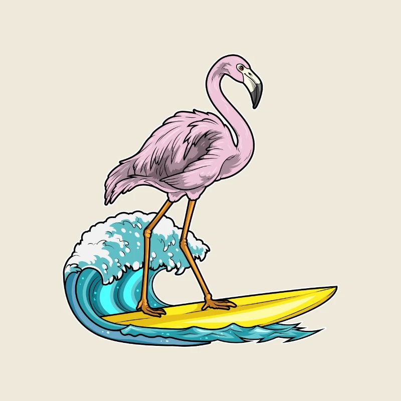 Planche de surf Flamingo Surfer